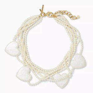 NWT Lilly x Lele Heart Strand Necklace